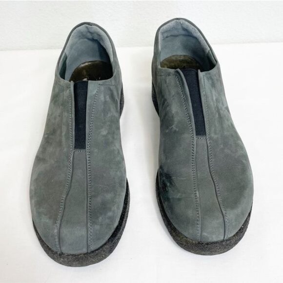 Mephisto Womens Gray Suede Slip-On Walking Shoes Size 7.5 Orthotic Comfort - Picture 3 of 12